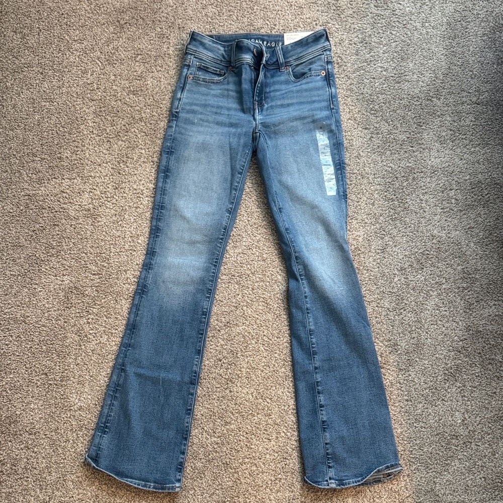 American Eagle Outfitters Light Blue Flare Jeans